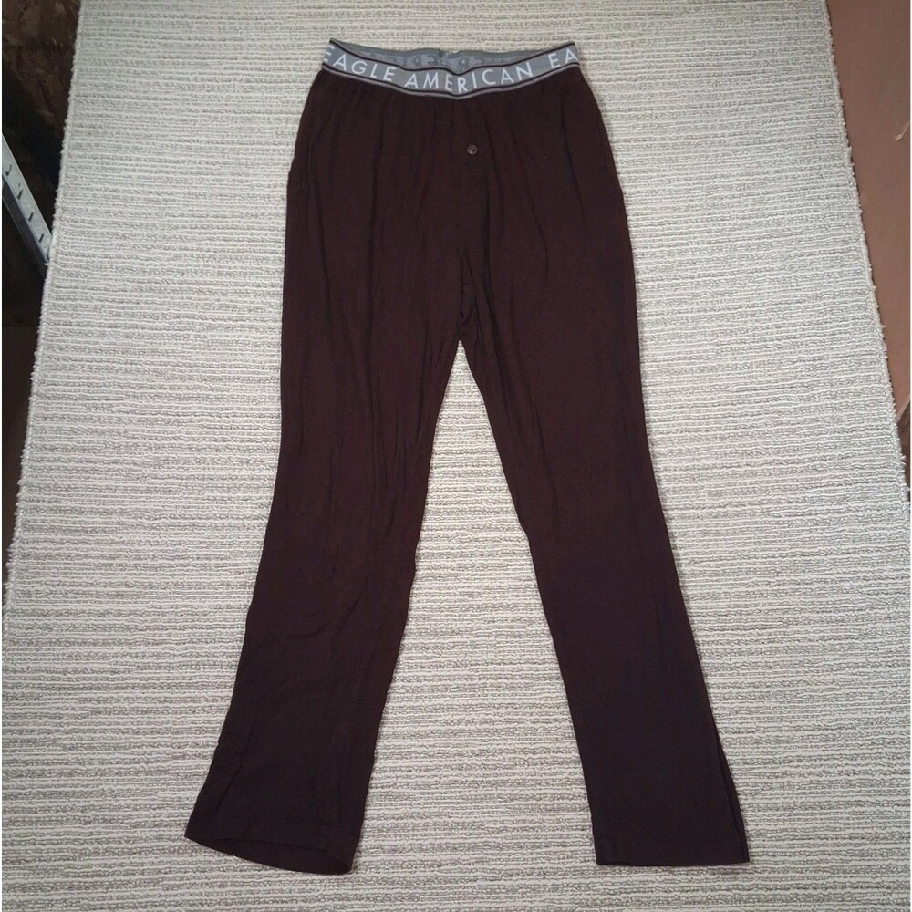 American Eagle AE Lounge Pants Mens XS Maroon Pajama Sleepwear Burgundy PJs Soft